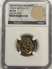 1938 D Buffalo Nickel MS 66 NGC 5c OBF 🔥Key Date🔥 From Bullion Plus Also Toned