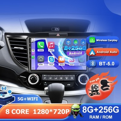 Android 16 Für Honda CR-V CRV 2012-2016 Autoradio Navi RDS CarPlay 8+256G DAB+AM
