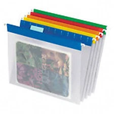 Pendaflex Poly Hanging Folders, Letter Size, 1/5-Cut Tab, Assorted, 25/Box