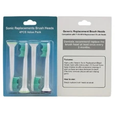 2pk X 4 replacement brushes for ELECTRIC  toothbrushes-HX6014