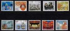 Japan 2024 Culture for Future Generations #2 110Y Complete Used Set Sc# 4788 a-j