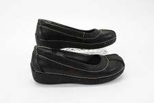 Duluth Trading Co Womens Shoes Andina Skimmer Size 8.5M Black Flat Pre Owned qp