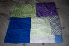 Original JANE M. BURKE Lap Quilt Handmade UNUSED 31" x 31"