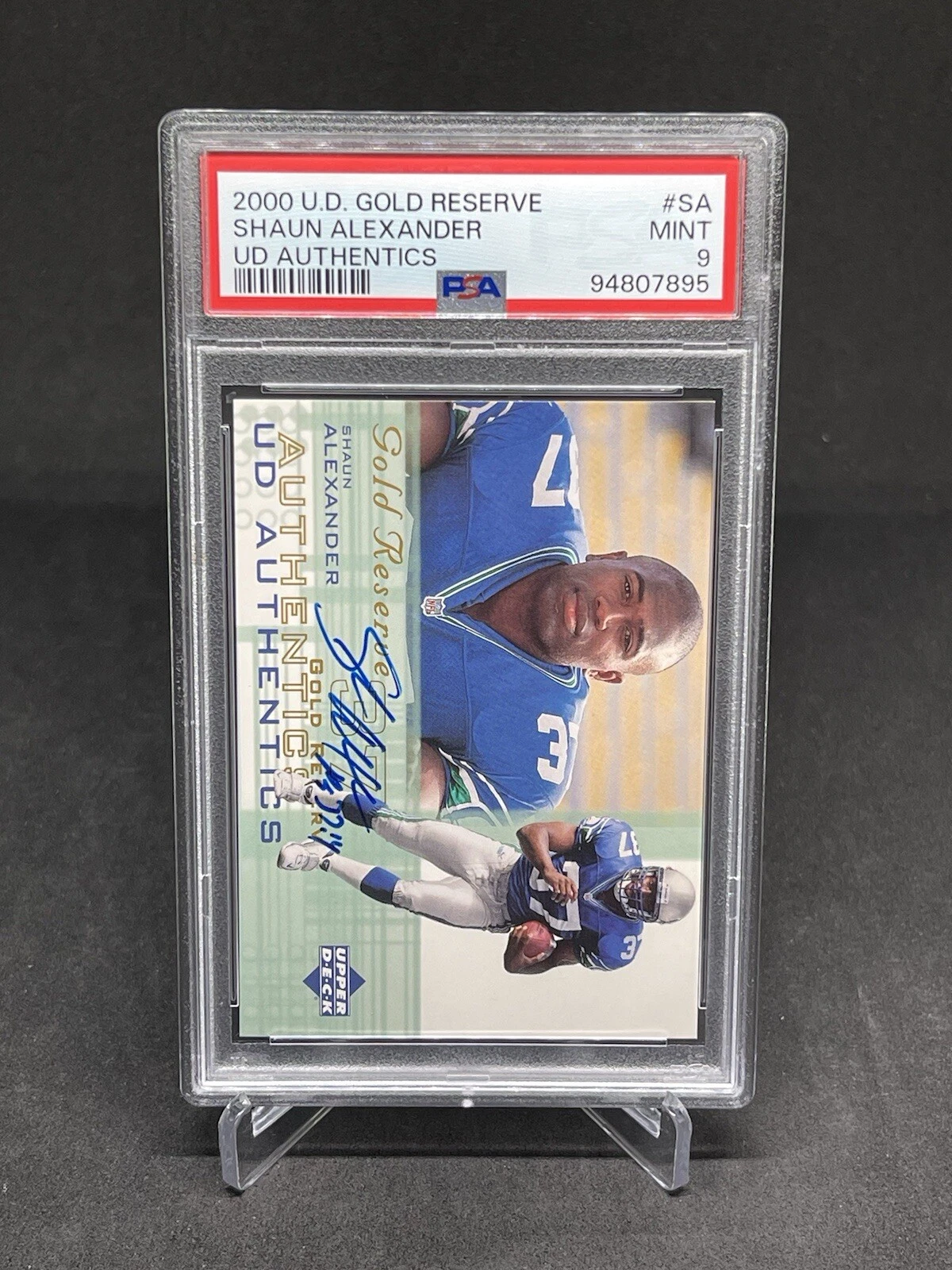 Shaun Alexander Upper Deck Gold Reserve UD Authentics #SA UD Authentics
