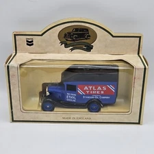 Lledo Chevron Standard Oil 1931 Atlas Tire Delivery Truck Blue Diecast NIB