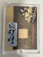 2005 Playoff Absolute Maury Wills Marks of Fame patch auto #d 03/10 rare
