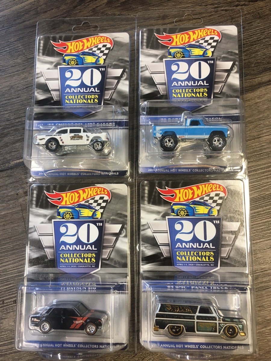 2020 Hot Wheels 20th Nationals Convention 4-car Set Chevy Dodge