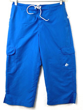 Classic Vintage Women s Size 6 Cargo Capris BW SPORT Blue 31x21