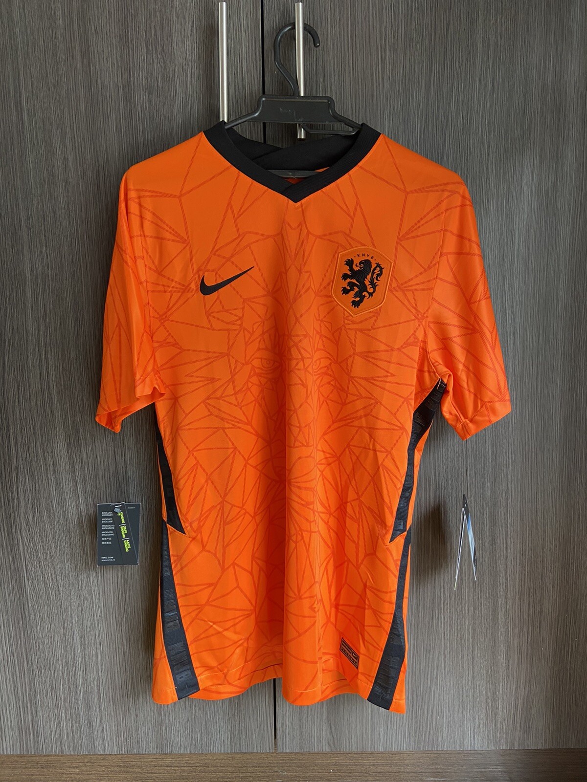 Nike Netherland KNVB Breathe Stadium Home 20/21 T-Shirt Orange