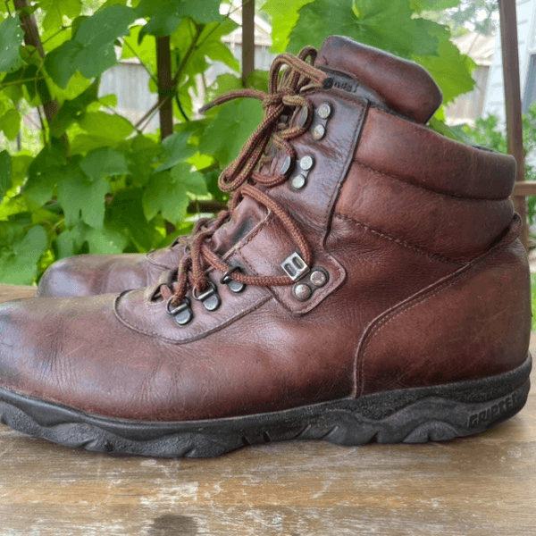 Red Wing Leather Steel Toe Work Boots Mens Sz 13 D Lace Up Oilfield Construction Men main image 3