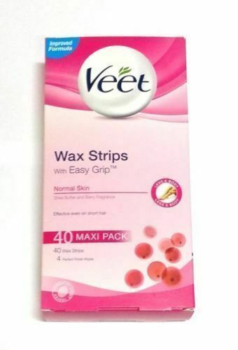 12x Veet Easy Grip Ready to Use Body & Leg Cold Wax Strips - Picture 1 of 1