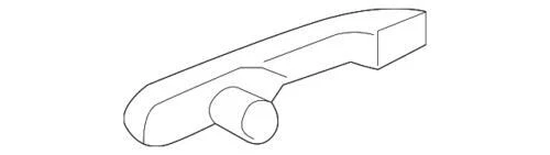 Manijas de puerta originales GM 2005-2010 Chevrolet Pontiac Cobalt G5 Base LS 17800002 Foto 2 de 3