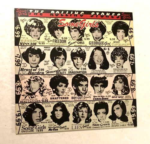 Rolling Stones Some Girls CUN39108 Stereo Original Red White Vintage 78 LP Vinyl
