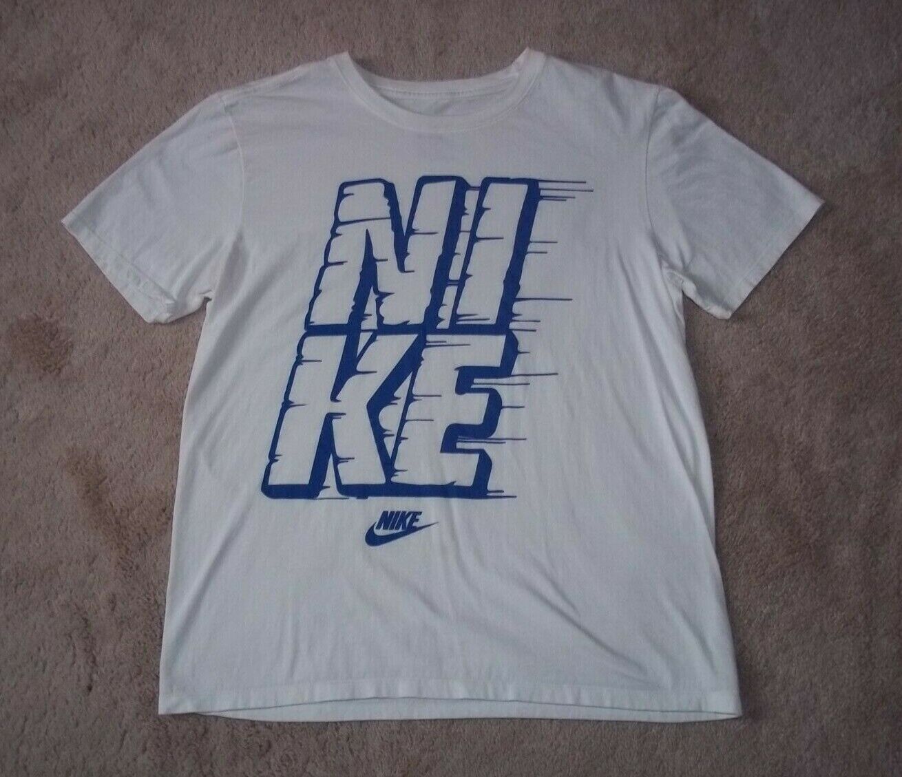 Vintage Nike Basketball Player Navy T Shirt (Size XXL) — Roots