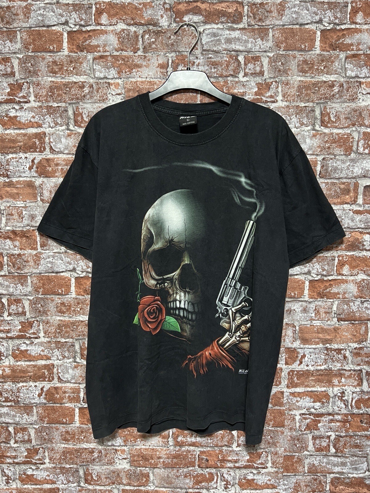 Vintage 00s skull pattern top
