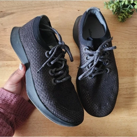 Allbirds Tree Dasher 1 Wool Mesh Comfort Obsidian Black Shoes Mens 9.5 |  eBay