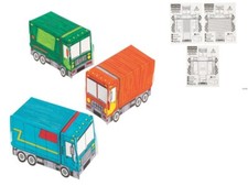 Color Your Own Construction Vehicles - 12 Pc. Kids Toy Party Games 13 