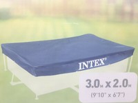 Intex Abdeckplane 300X200 Cm Swimming Pool FüR Frame Pools 28038 Plane Becken