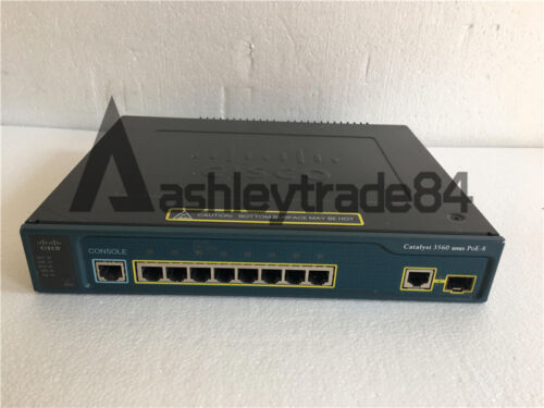 1PCS Gebraucht Cisco WS-C3560-8PC-S Catalyst 3560 Poe 8 Port Schalter Getestet - Afbeelding 1 van 4