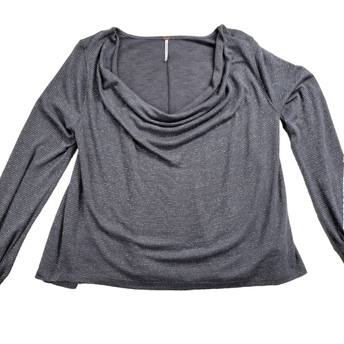 Free People (L) High Neck Asymmetrical Stripe Tank Top Pink Green