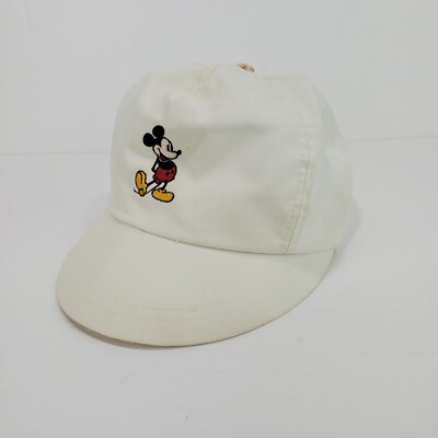 Disney White Hat with Mickey Mouse Embroidery Disney Collections Etc Classic Embroidered Mickey Mouse  main image 3