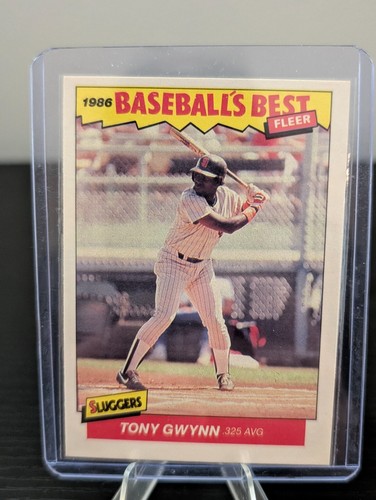 Tony Gwynn 1980's 5 Card Lot. Includes Topps 1983 Rookie Card! - Picture 5 of 6
