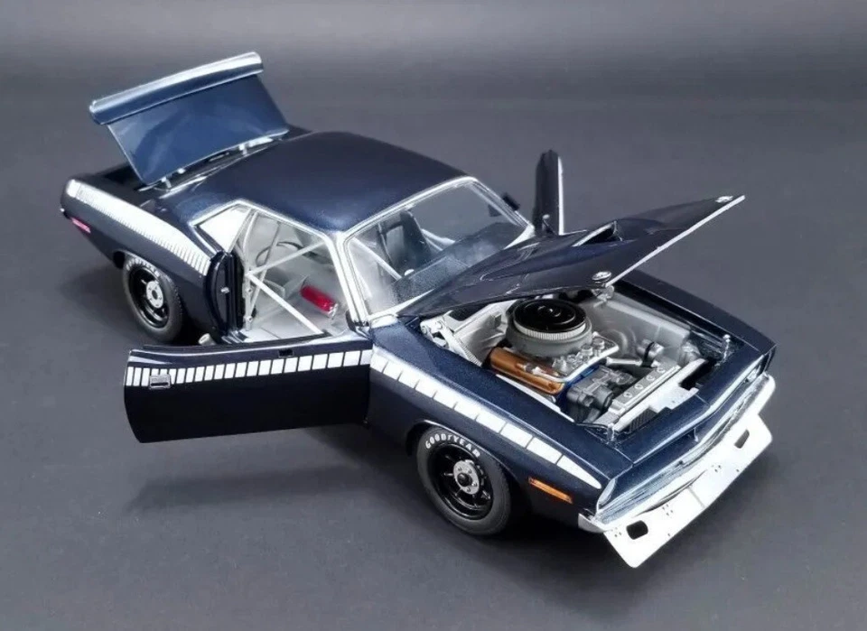 Acme 1:18 Plymouth Barracuda AAR Trans Am Dan Gurney GMP Highway YCID Supercar - Immagine 4 di 4
