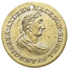 (1834) Andrew Jackson Hard Times Token Rarity 6. NGC MS61