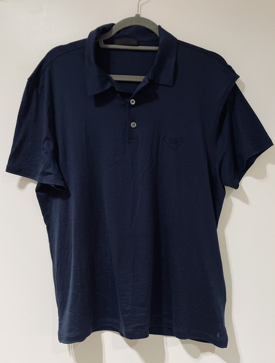 トップス SS1996 PRADA WOMEN POCKET POLO SHIRT PRADA WOMENS CLASSIC LOGO POLO T-SHIRT VINTAGE ZIP POCKETS