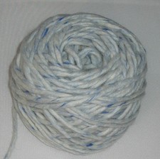 1kg 1000g 10 balls Blue Fleck 100% Pure British knitting yarn Super Chunky Wool 