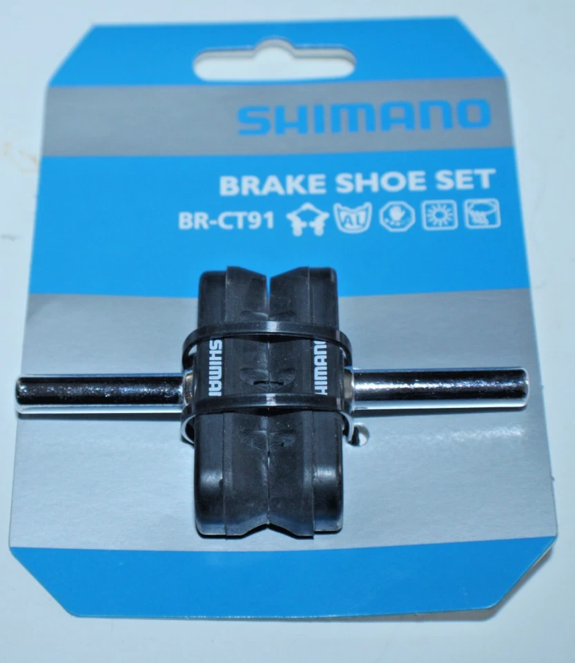 Shimano Brake Shoe Set BR-CT91 Cantilever Y8GK98080 All-Weather Free USA Shipper - Image 2 of 4