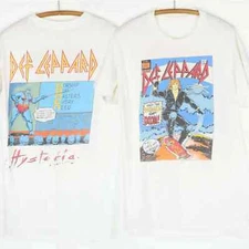 Vintage 1987 Def Leppard Hysteria Women Of Doom Tour Concert Rock Band T-Shirt