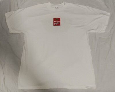 Vintage Amstel Light Dutch Beer Logo T-shirt Sz XL