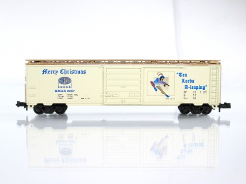 N Scale 12 Days Christmas **TEN LORDS A-LEAPING** Box Car - Con-Cor 02007N *RARE - Picture 2 of 4