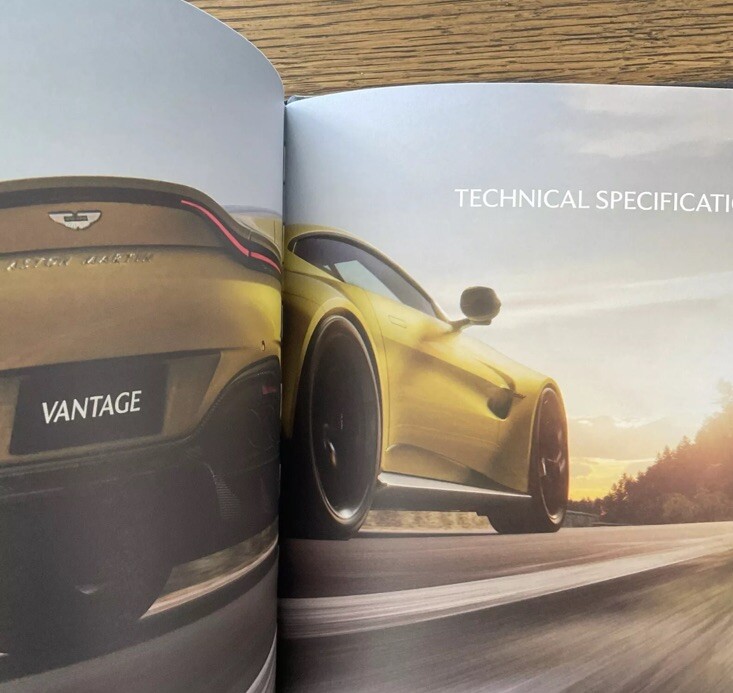 2024 ASTON MARTIN VANTAGE NEW HARDCOVER OFFICIAL BROCHURE BOOK eBay