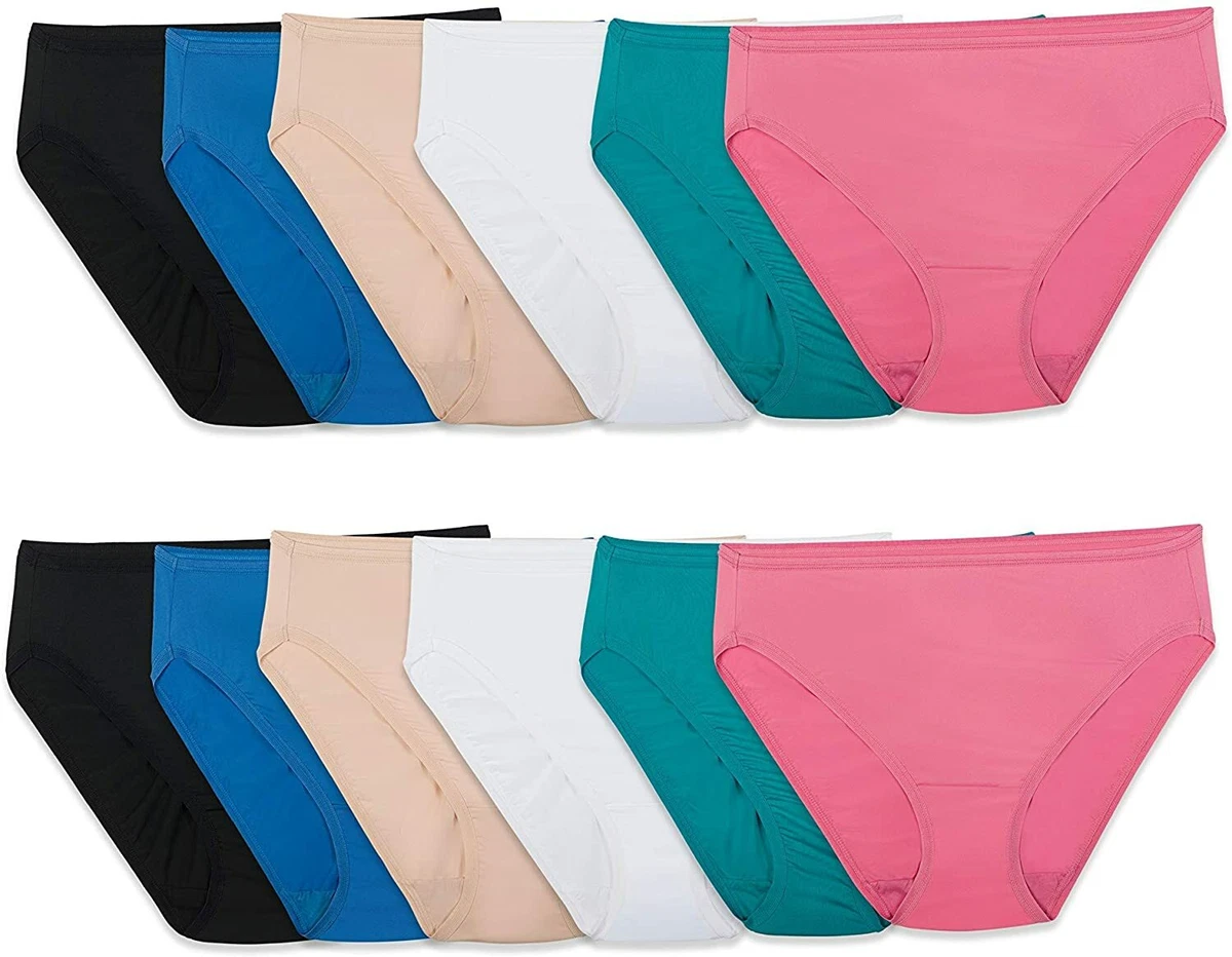 Fruit Of The Loom Women's 6pk Microfiber Bikini Underwear - Colors