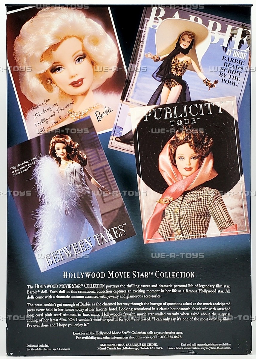 Publicity Tour Barbie Doll Hollywood Movie Star Collection Publicity Tour Barbie Doll Hollywood Movie Star Collection