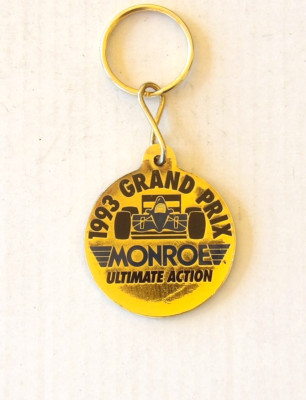 Vintage 1993 Formula 1 Grand Prix Pass Monroe Shock Absorbers Key Chain Keyring