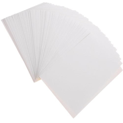 100 Sheets Papier D'imprimante D'impression D'autocollant Vierge En Vinyle - Afbeelding 2 van 12