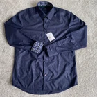 NWT John Lennon Shirt Mens Small S L/S Button Up Floral Flip Cuffs Polyester