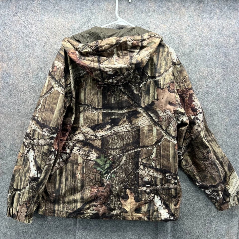 Mossy Oak Jacket Medium Green Break Up Scent Control Micro Ban Hooded Real Tree - Image 3 of 4