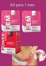 Female System Set, Miomas, Fertilidad 2- Oml Fem Y 1- Power GAIN  For 1 Month