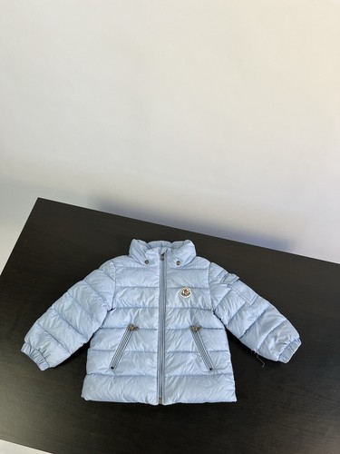 Moncler Kids Puffer Jackets 2 Piece Roubaix/Jules Blue Sz Anni 9/92 Mesi 9/12 - Picture 3 of 24