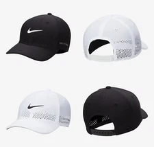 Nike Dri-FIT ADV Club Structured Swoosh Cap Black or White
