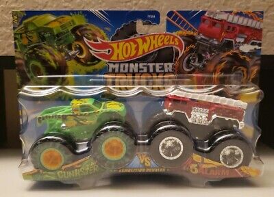 Carrinho Hot Wheels Monster Truck Gunkster Vs 5alarm Mattel