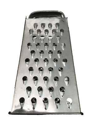 Bromco Cheese Grater 4 Sided Metal Shredder Rustic Farmhouse Vintage Decor Tool