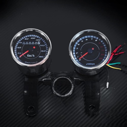 Universal Motorcycle Speedometer Digital LED Odometer Tachometer - Picture 2 of 5