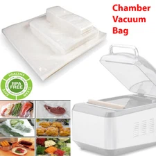 100 / 300 Gallon BPA Free Chamber Vacuum Sealer  Machine Pouch Bag 11"x15"