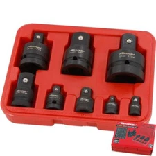 Neilsen 8pc Impact Socket Converter Reducer Adapter Set 1/4" 1/2" 3/8" 3/4" 1"