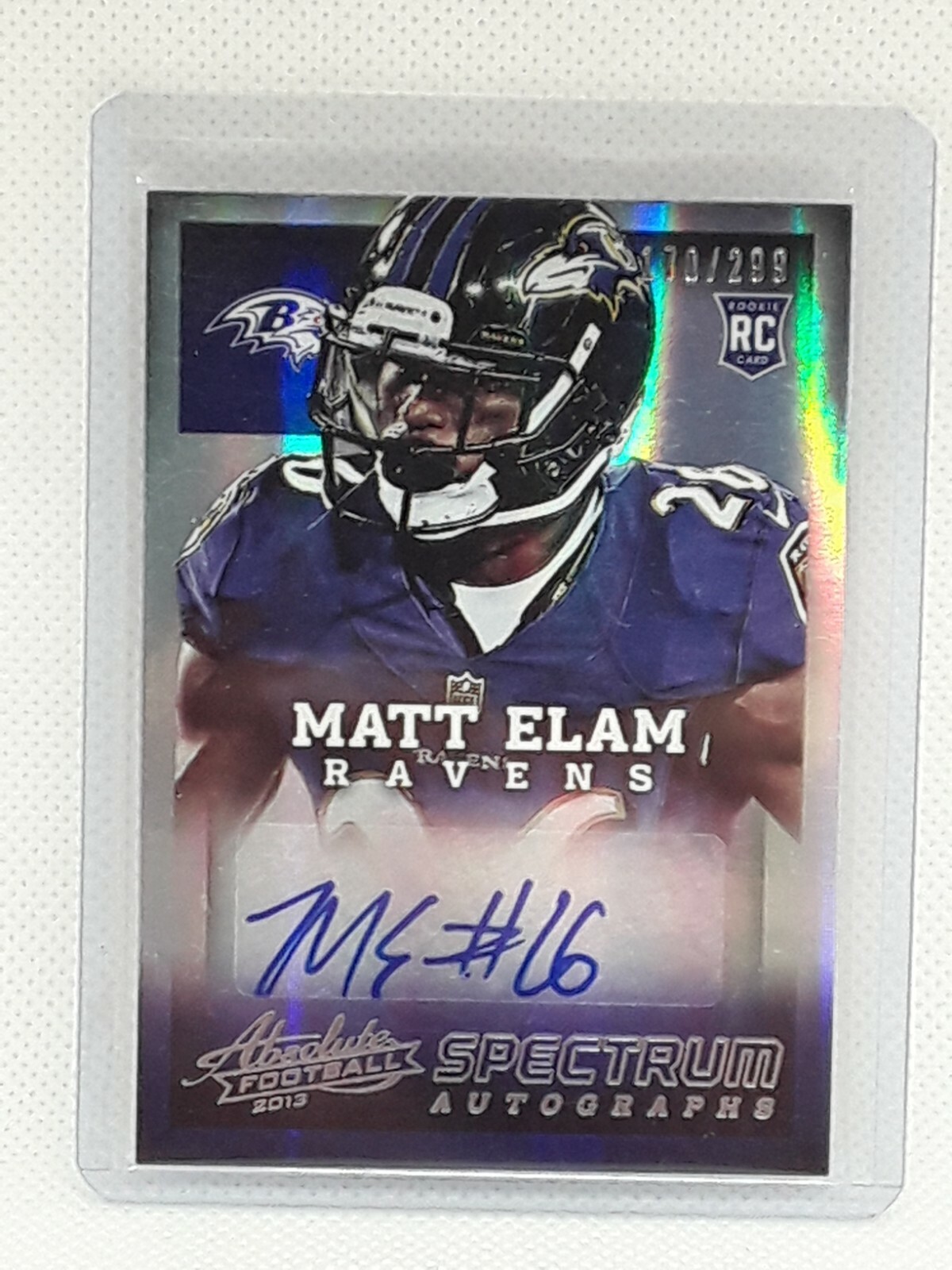 Matt Elam Panini Absolute #167 Spectrum Silver Autograph